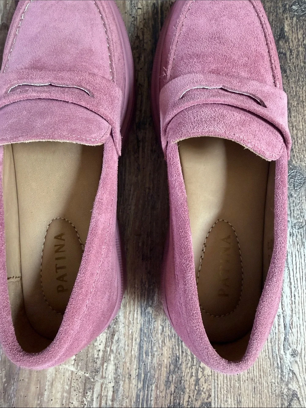 Patina by Portland Leather Zoe Chunky Loafer Foxglove Size 9 - Picture 6 of 8